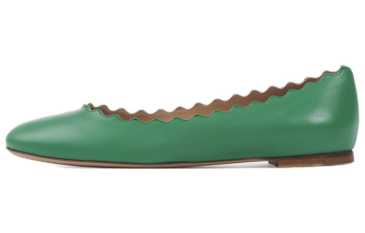 Buy (W) Chloe Lauren 'Kasual Kulit Hijau Hujung Bulat' CHC16A1607531K