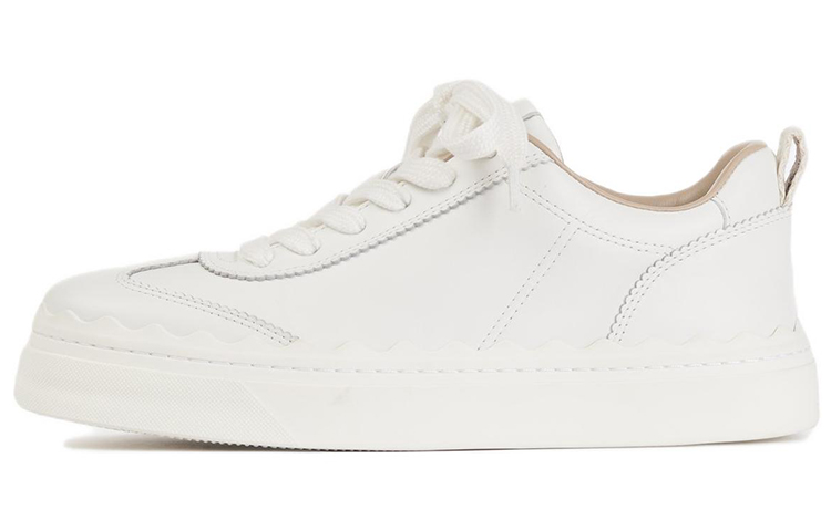 (W) Chloe Lauren 'White Fashion Sneaker'