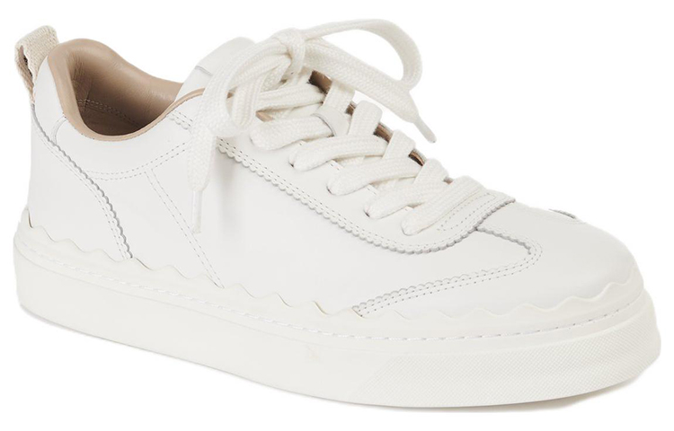 (W) Chloe Lauren 'White Fashion Sneaker' 圖 3