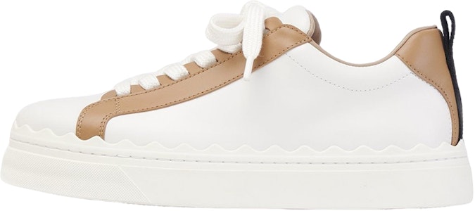 Chloe蔻依 Lauren 皮革 低幫繫帶 時尚板鞋 女款 白色 Buy Chloe蔻依 Lauren 皮革 低幫繫帶 時尚板鞋 女款 白色