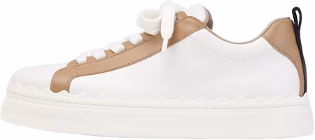 (Women) Chloe Lauren 'White Leather Low-Top' CHC19S1084290Z (Women) Chloe Lauren 'White Leather Low-Top' CHC19S1084290Z