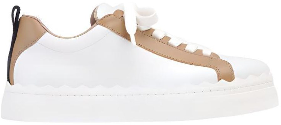 (Women) Chloe Lauren 'White Leather Low-Top' CHC19S1084290Z Order (Women) Chloe Lauren 'White Leather Low-Top' CHC19S1084290Z