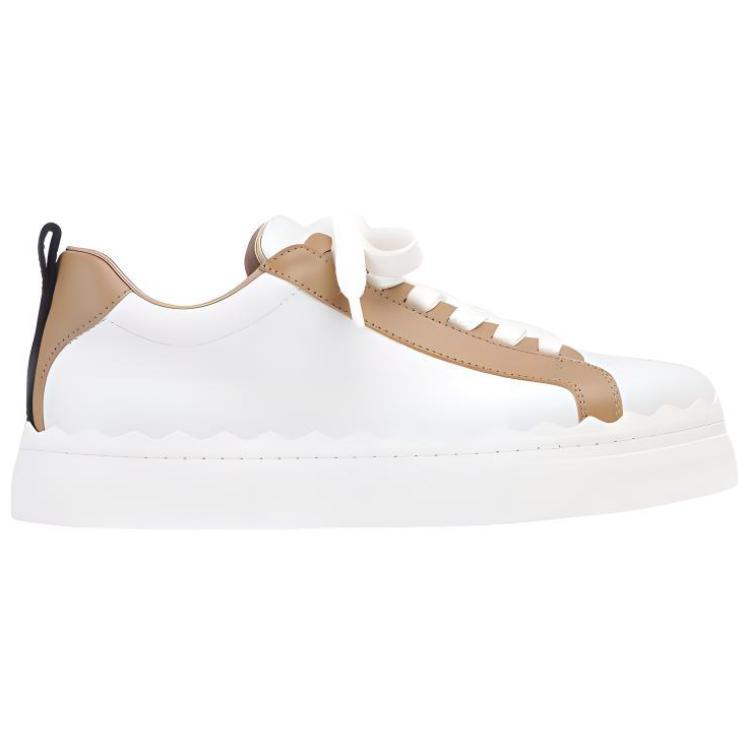 Order (W) Chloe Lauren ''Weiße Leder-Sneaker Low-Top'' CHC19S1084290Z