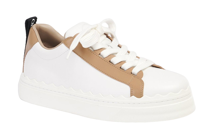 Lookbook (W) Chloe Lauren ''Weiße Leder-Sneaker Low-Top'' CHC19S1084290Z