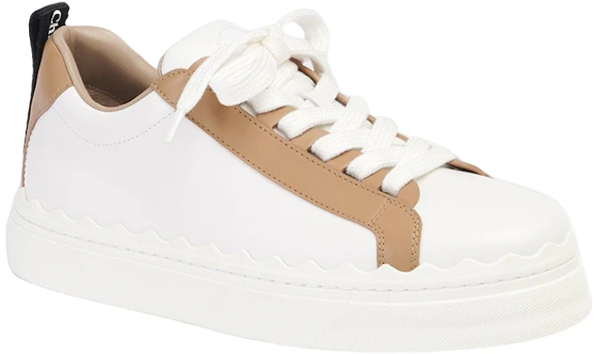(W) Chloe Lauren ''Weiße Leder-Sneaker Low-Top'' CHC19S1084290Z Lookbook (W) Chloe Lauren ''Weiße Leder-Sneaker Low-Top'' CHC19S1084290Z