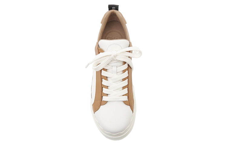 Shop (W) Chloe Lauren 'Kasut Rendah Kulit Putih' CHC19S1084290Z