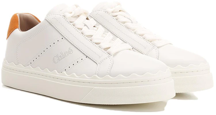 (W) Chloe Lauren ''Scarpe Basse in Pelle Bianca'' CHC23W953GM25U Order (W) Chloe Lauren ''Scarpe Basse in Pelle Bianca'' CHC23W953GM25U