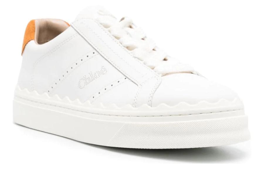 Shop (W) Chloe Lauren ''Scarpe Basse in Pelle Bianca'' CHC23W953GM25U
