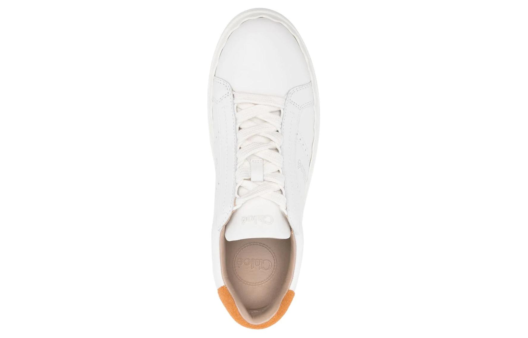 Purchase (W) Chloe Lauren ''Scarpe Basse in Pelle Bianca'' CHC23W953GM25U