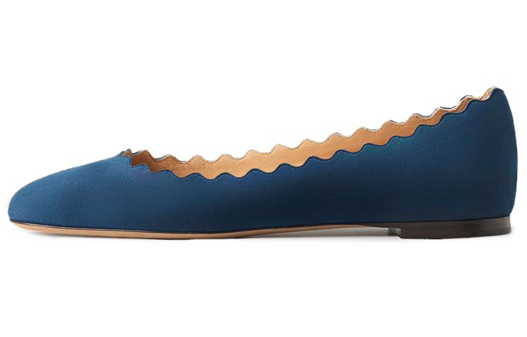 (W) Chloe Lauren Ballet Flat 'Enamel Blue'