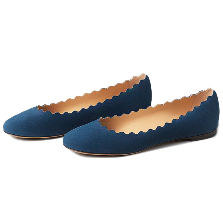 (W) Chloe Lauren Ballet Flat 'Enamel Blue' 圖 3