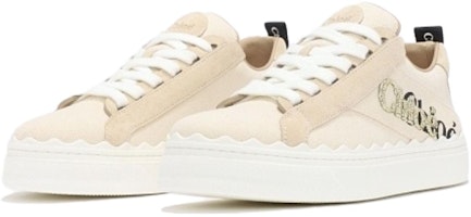 (W) Chloe Lauren Low-Top Sneaker 'Bordiran Beige' CHC21U108Q7-101 Shop (W) Chloe Lauren Low-Top Sneaker 'Bordiran Beige' CHC21U108Q7-101