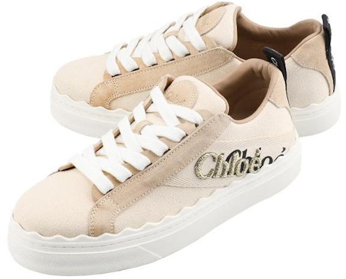 (W) 끌로에 로렌 자수 베이지 로우탑 스니커즈 CHC21U108Q7-101 Purchase (W) 끌로에 로렌 자수 베이지 로우탑 스니커즈 CHC21U108Q7-101
