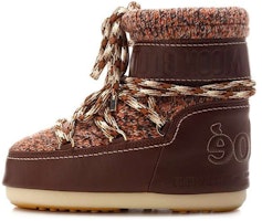 (Women) Chloe Leather Ankle Boots 'Warm Wrap Deep Brown' CHC21W534W0-25N (Women) Chloe Leather Ankle Boots 'Warm Wrap Deep Brown' CHC21W534W0-25N