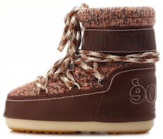 (Women) Chloe Leather Ankle Boots 'Warm Wrap Deep Brown' CHC21W534W0-25N (Women) Chloe Leather Ankle Boots 'Warm Wrap Deep Brown' CHC21W534W0-25N