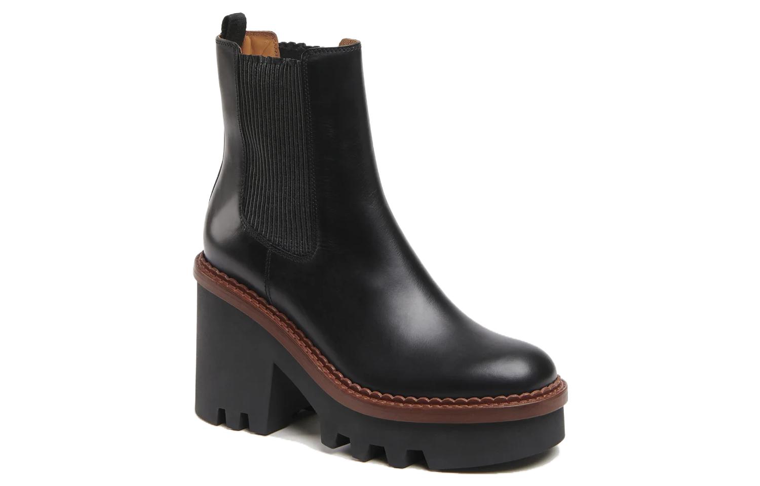 (W) Chloe Leather Boots 'Black CMFT Chelsea' 圖 3