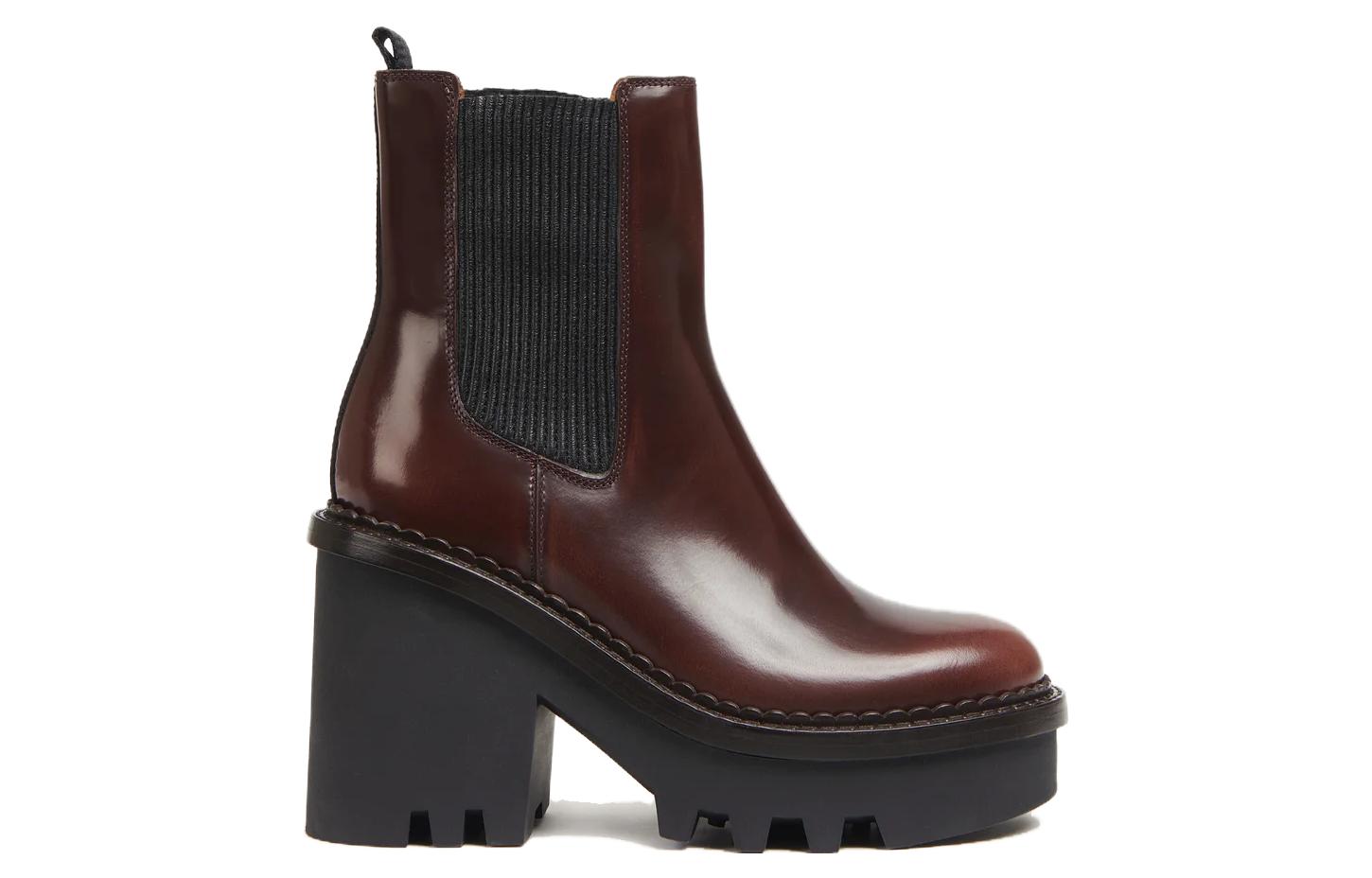 (W) Chloe Leather Brown 'Fashion CMFT Chelsea Boot' 圖 2