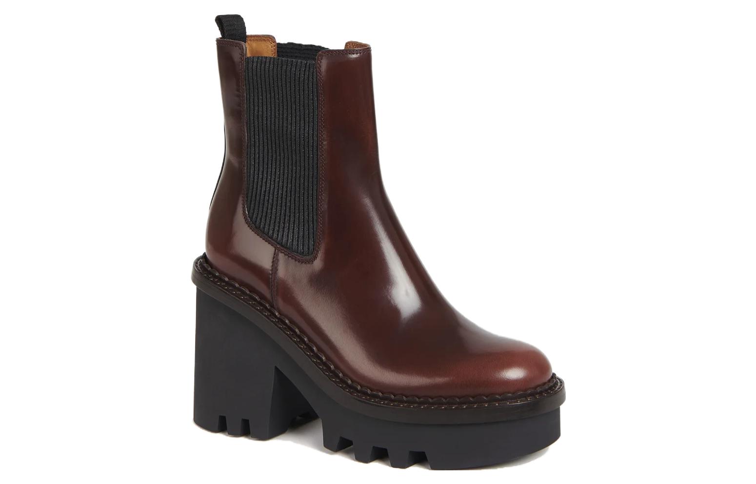(W) Chloe Leather Brown 'Fashion CMFT Chelsea Boot' 圖 3