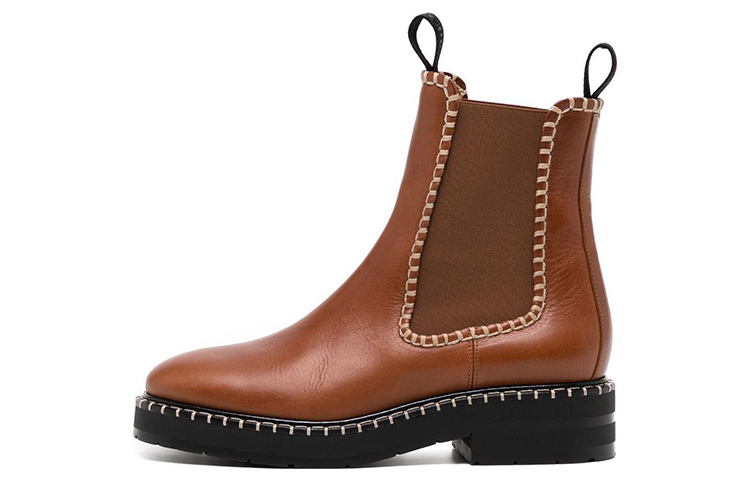 (Women) Chloe Leather Chelsea Boots 'Brown' CHC22W71679244365W