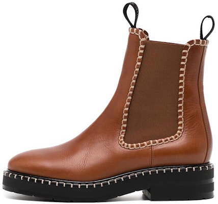 (Women) Chloe Leather Chelsea Boots 'Brown' CHC22W71679244365W Buy (Women) Chloe Leather Chelsea Boots 'Brown' CHC22W71679244365W