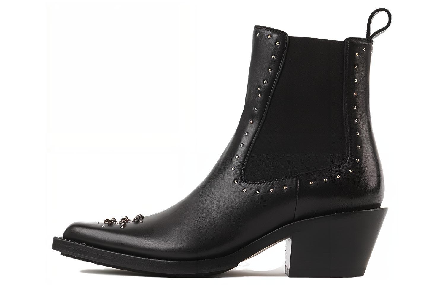 (Women) Chloe Leather Chelsea Boots 'Simple Comfort Black' CHC22W705AV001