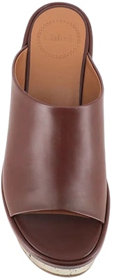 (Women) Chloe Leather Chunky Heel 'Fashion Mule Brown' CHC23U863D925L Lookbook (Women) Chloe Leather Chunky Heel 'Fashion Mule Brown' CHC23U863D925L
