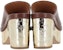 (W) Chloe Tumit Kasut Kulit 'Fashion Mule Coklat' CHC23U863D925L