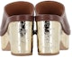 Purchase (W) Chloe Tumit Kasut Kulit 'Fashion Mule Coklat' CHC23U863D925L