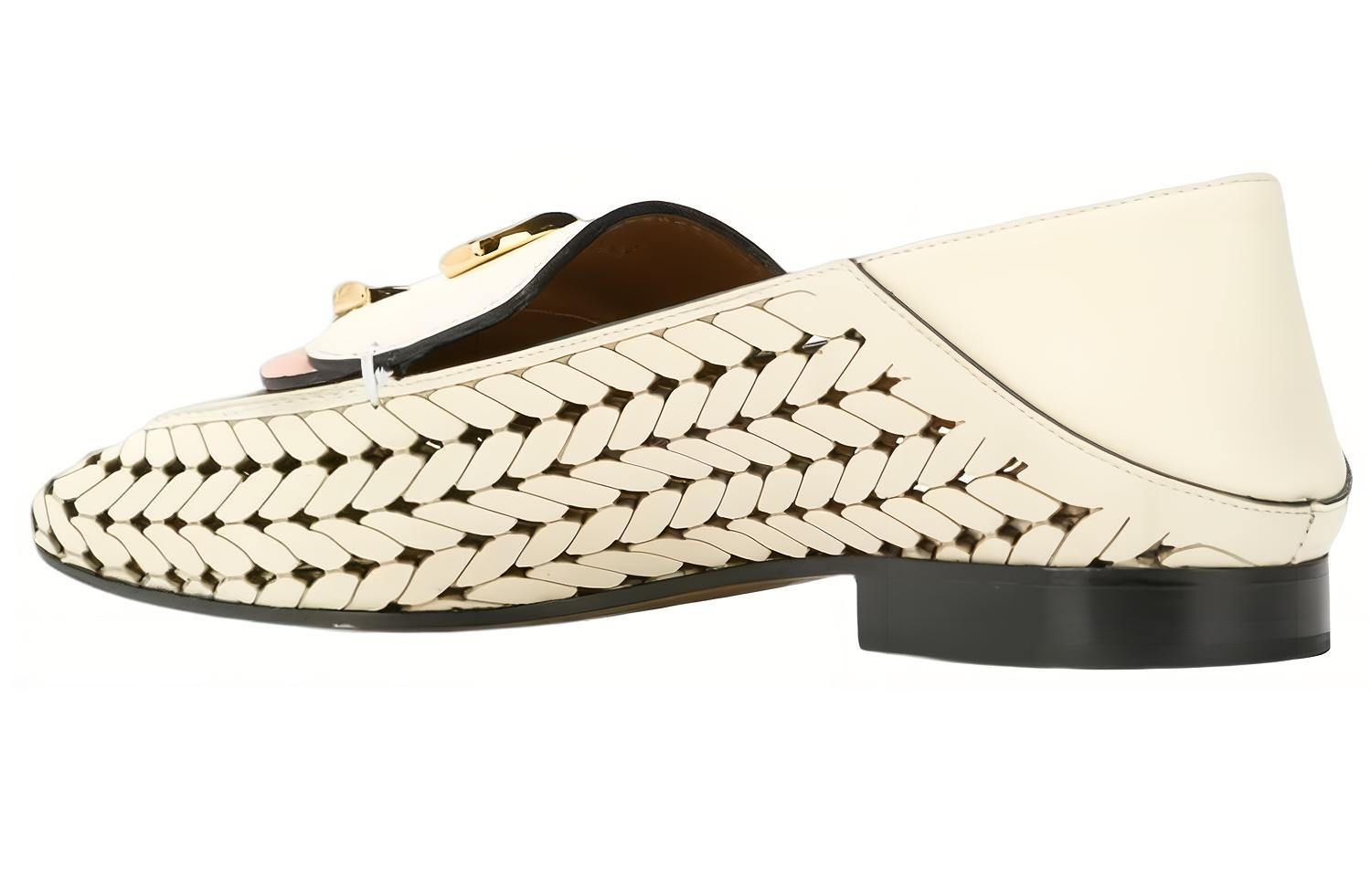 (W) Chloe Leather Flats 'Beige' 圖 4