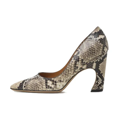 (W) Chloe Leather High Heels 'Fashion CMFT Brown'