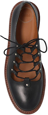 (Women) Chloe Leather Lace-Up Low Top 'Black' CHC22S563L0001 Lookbook (Women) Chloe Leather Lace-Up Low Top 'Black' CHC22S563L0001