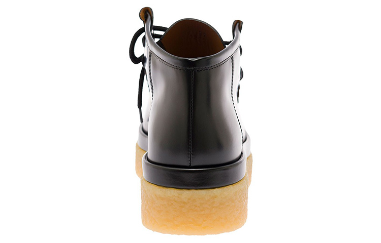 Shop (W) Botas Negras de Plataforma con Cordones de Cuero Chloe para Mujer CHC22A66706001