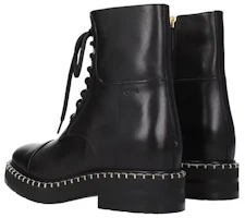 Lookbook (Women) Chloe Leather Lace-Up Short Boots 'Black' CHC22W718W4001
