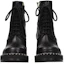 Shop (Women) Chloe Leather Lace-Up Short Boots 'Black' CHC22W718W4001