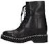 Buy (W) Chloe Boot Pendek Kulit Berikat 'Hitam' CHC22W718W4001