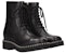 (W) Chloe Boot Pendek Kulit Berikat 'Hitam' CHC22W718W4001