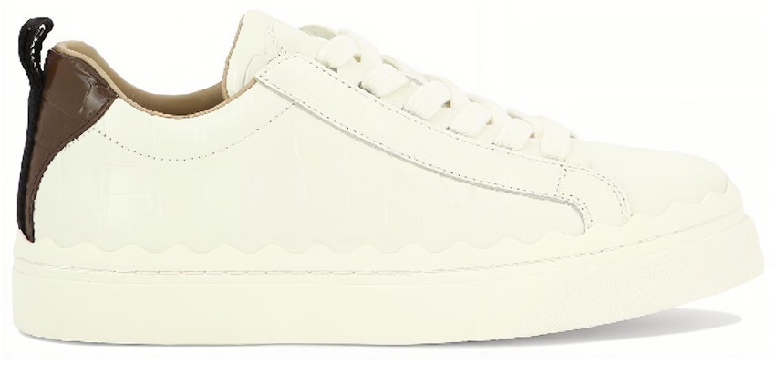 (Women) Chloe Leather Low-Top Lace-Up 'White Brown' C23A108EU90U Lookbook (Women) Chloe Leather Low-Top Lace-Up 'White Brown' C23A108EU90U