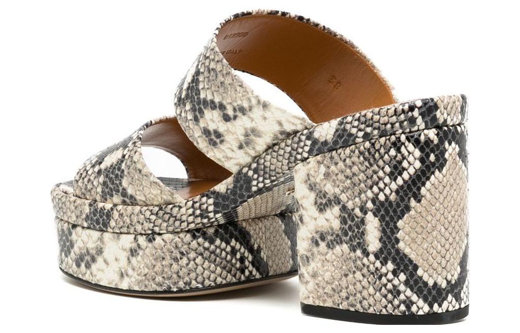 (W) Chloe Leather Mule Heels 'Tan' 圖 3