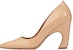 (W) Kasut Tumit Chloe Kulit 'Keanggunan Ringkas - Beige Krip' CHC23W959GD268