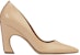 (W) Kasut Tumit Chloe Kulit 'Keanggunan Ringkas - Beige Krip' CHC23W959GD268