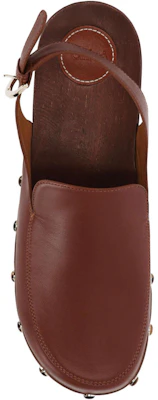 (Women) Chloe Leather Round-Toe Buckle 'Brown Block Heel' CHC23S774B8244 Shop (Women) Chloe Leather Round-Toe Buckle 'Brown Block Heel' CHC23S774B8244