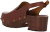 Purchase (Women) Chloe Leather Round-Toe Buckle 'Brown Block Heel' CHC23S774B8244