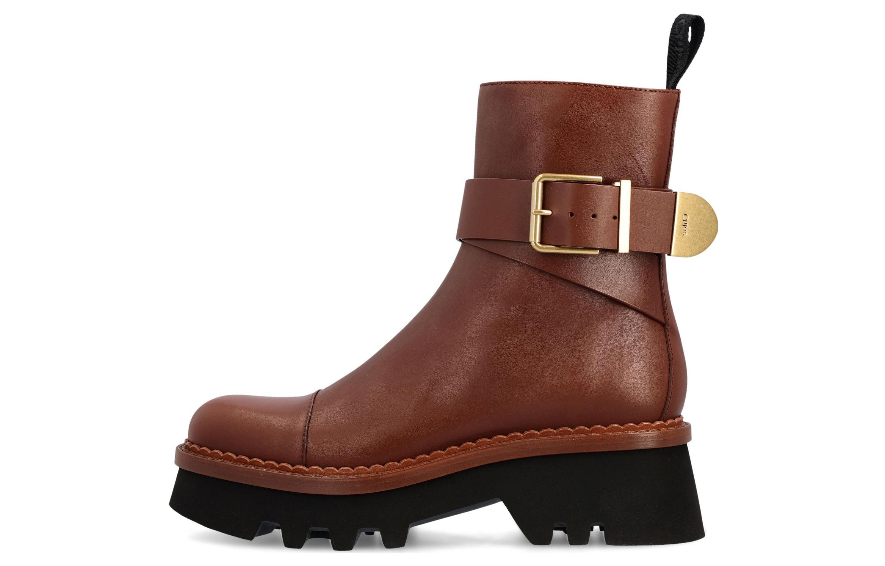 (W) Chloé Owena Ankle Boots 'Brown'