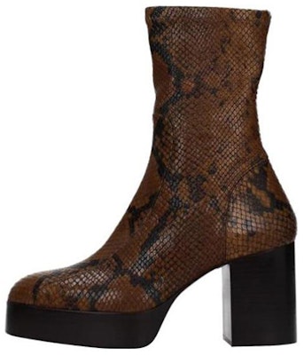 Chloe蔻依 皮革 圓頭拉鍊 短靴 女款 棕色 Buy Chloe蔻依 皮革 圓頭拉鍊 短靴 女款 棕色