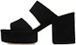 (W) Chloe Kasut Tumit Runcing 'Fashion Mule Hitam' Kulit Slip-On CHC23S784CJ001