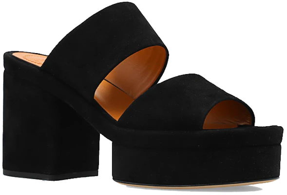 (W) Chloe Scarpe Sabot Tacco Largo in Pelle ''Fashion Mule Nero'' CHC23S784CJ001 Order (W) Chloe Scarpe Sabot Tacco Largo in Pelle ''Fashion Mule Nero'' CHC23S784CJ001