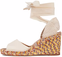 (Women) Chloe Leather Wedge Sandal 'White Fashion' CHC23U836DM122 (Women) Chloe Leather Wedge Sandal 'White Fashion' CHC23U836DM122