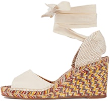 (Women) Chloe Leather Wedge Sandal 'White Fashion' CHC23U836DM122 (Women) Chloe Leather Wedge Sandal 'White Fashion' CHC23U836DM122