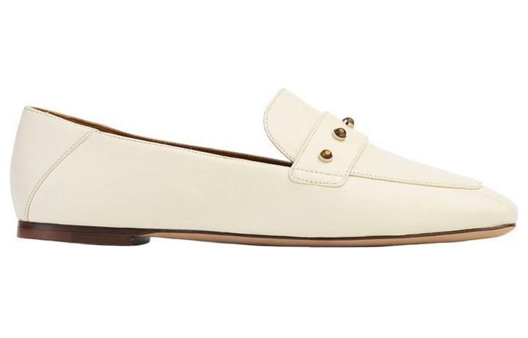 (W) Chloe Leather White 'Gemstone Slip-On Loafers' 圖 2