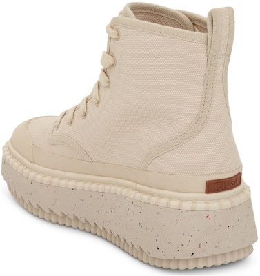 (Women) Chloe Lilli Canvas Lace-Up Chunky Boots 'Sand' CHC22W6960827J Lookbook (Women) Chloe Lilli Canvas Lace-Up Chunky Boots 'Sand' CHC22W6960827J